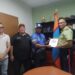 Director de Polisur recibe propuesta de Segundos Juegos Deportivos por 29 Aniversario de este Cuerpo Policial