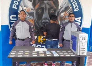 Polisur arresta ciudadana por usurpación de funciones y falsificación de documentos