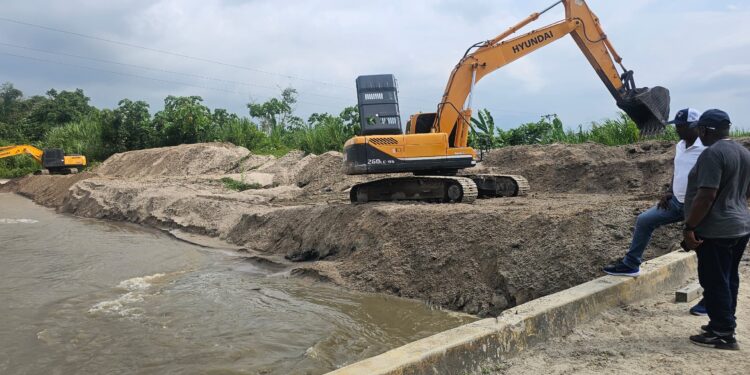 Avanza canalización del Río Tucaní para prevenir inundaciones ante llegada de las lluvias