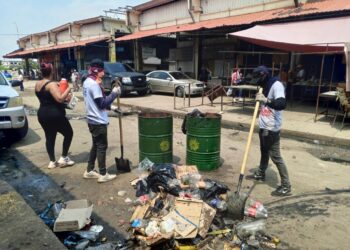 El Gobierno nacional realiza jornada de limpieza y acondicionamiento en el mercado las pulgas…