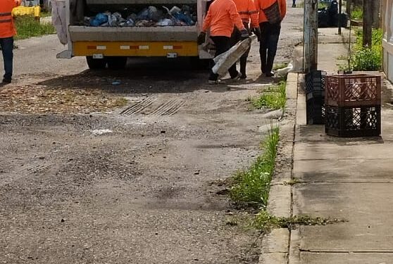 Seis rutas de recolección de desechos se efectuaron en diferentes sectores del municipio Santa Rita