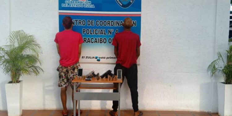 CPEZ aprehendió con armas de fuego y municiones a dos elementos del GEDO “El Caracas”
