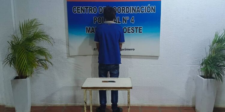 Capturado en flagrancia por robo a mano armada