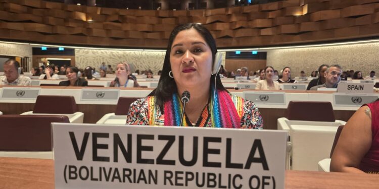 Pueblos Originarios de Venezuela resaltan los logros alcanzados con la Revolución ante la ONU