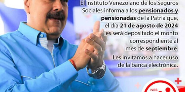 el ivss realiza el pago hoy 21 de agosto para los pensionados