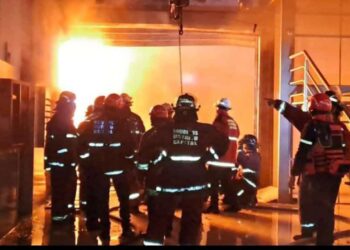 ‌Sistema Nacional de Gestión de Riesgo contiene incendio en fábrica de Yamaha