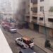 ultimas horas se registra incendio en un edificio en Caracas….