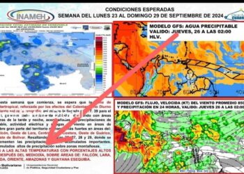 INAMEH advierte altas temperaturas en varias zonas del país….