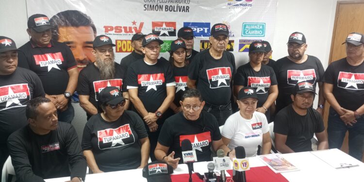 Los tupamaro Zulia dan apoyo rotundo al presidente Nicolás maduro