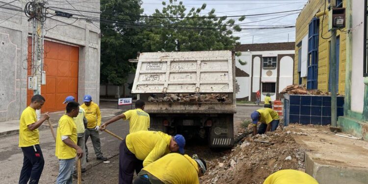 Gobernación despliega operativo de limpieza y recolección en la plaza El Buen Maestro de Maracaibo