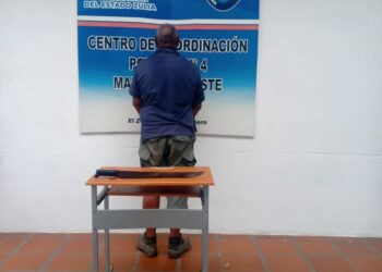 Atacó a su nuera con un machete y lo capturó el Cpbez