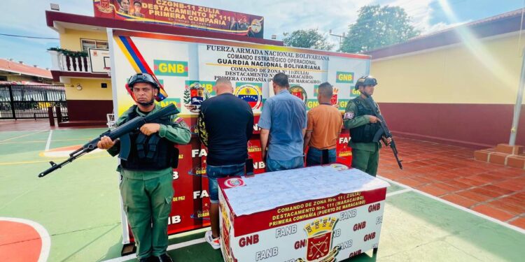 GNB Aprehendió a 3 sujetos dedicados a la reventa de boletos en el estadio Luis Aparicio
