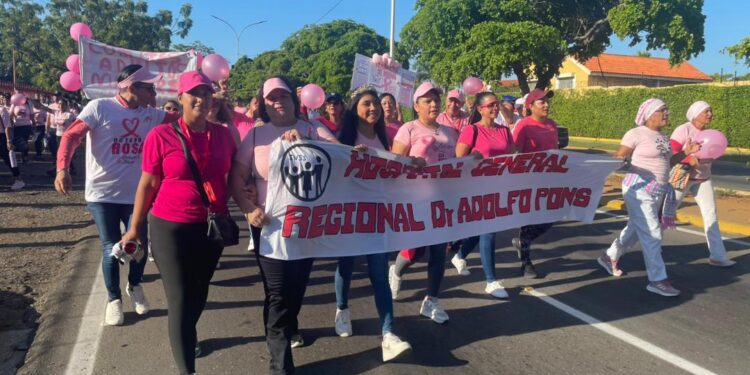 Caminata por la Vida: Hospital Adolfo Pons conmemora mes rosa