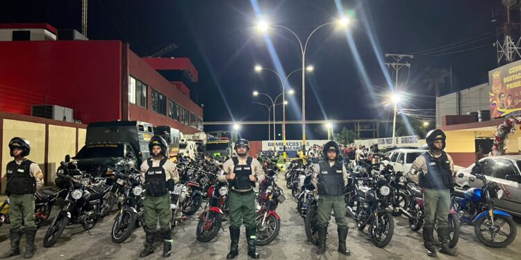 GNB Y PNB disolvió rodada del terror en Mcbo: más de 35 personas bajo los efectos del alcohol y sustancias psicotrópicas fueron detenidas, mientras que 30 motos fueron retenidas