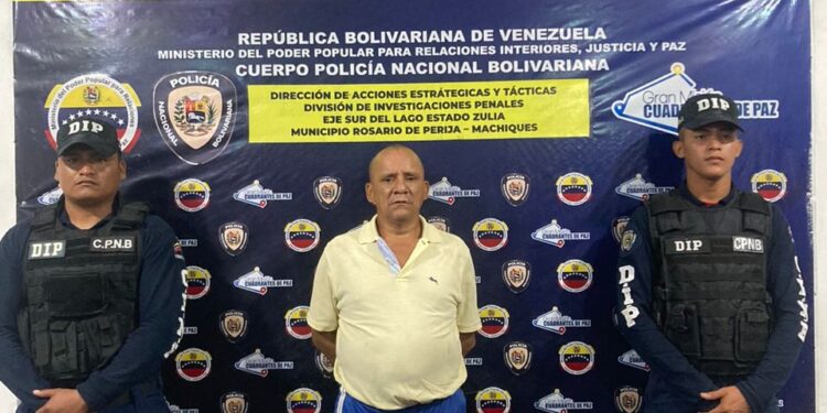 CPNB-DIP DIVISION DE INVESTIGACION PENAL MUNICIPIO ROSARIO DE Perijá, CAPTURA A UN HOMBRE POR Amenaza DE MUERTE Y RESISTIRSE A LA Autoridad