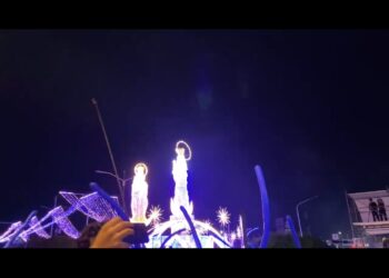 Manuel Rosales inaugura el encendido de Bella Vista entre titilar de luces, color y música