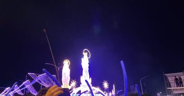 Manuel Rosales inaugura el encendido de Bella Vista entre titilar de luces, color y música