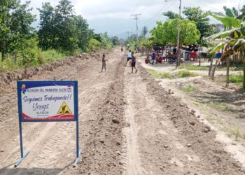 Reacondicionamiento de la vía ejecuta Alcaldía de Sucre en El Marullo 