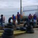 En Boscán construyen dique para protejer la cancha deportiva