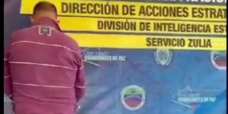 DIE Zulia captura a un sujeto por el pregunto delito de porte ilícito de armas de fuego y micro tráfico de droga.