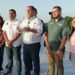 el alcalde (E) Adrian romero inauguró la impermeabilización de los edificios sabana libre