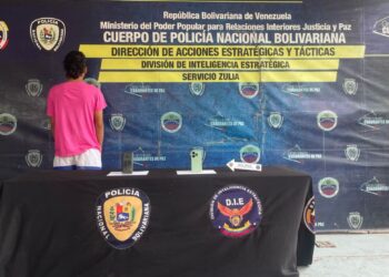 DIE ZULIA CAPTURO A UN SUJETO POR EL PRESUNTO DELITO de asociación para delinquir