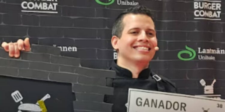 Orgullo Venezolano en la cima del sabor! Manuel Andrés Pérez se corona como el Mejor Chef de Hamburguesas Gourmet de España