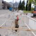 Nueva fuga de gas en Hortaleza obliga a cortar completamente la acera tras una reparación fallida