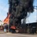 Angustia en Camaguán Incendio de Camión Cisterna Moviliza a Bomberos y Causa Alerta