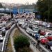 Retenciones en las salidas de Madrid por el inicio del puente de mayo