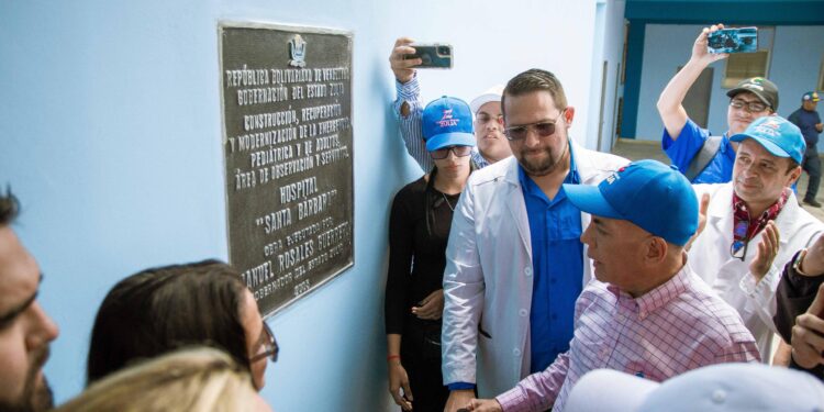 Manuel Rosales inaugura la primera fase del Hospital General “Santa Bárbara” tras años de abandono