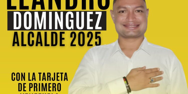 El Candidato a alcalde Leandro Domínguez promete hacer del municipio Libertador, una gran ciudad