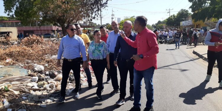 Legisladoras y Legisladores del Clezulia presentes en el inicio de obra del Plan “ Zulia Oeste” de la Gobernacion del Estado