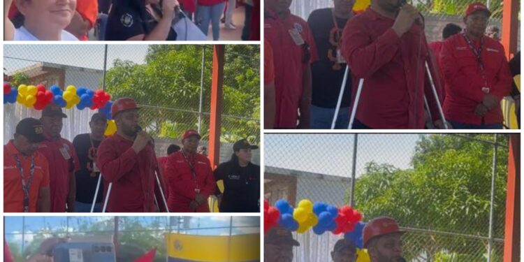TRABAJADORES PETROLEROS RESPALDAN CANDIDATURA DE MINHEL DOMÍNGUEZ A LA ALCALDÍA DE LAGUNILLAS.