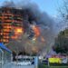 Incendio en edificio histórico de Valencia ESPAÑA