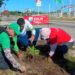 La Gobernación planta árboles autóctonos en el corredor vial La Limpia, de Maracaibo