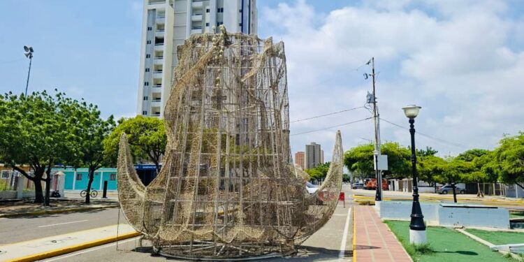 Llegó la navidad: inicia montaje e iluminación en preparación para encendido de Bella Vista