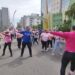 Dirección de Seguridad Municipal dedicó bailoterapia a la campaña de prevención del cáncer de mama
