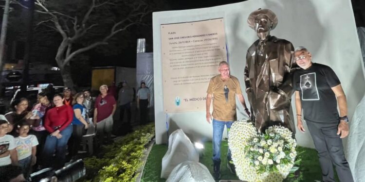 Plaza José Gregorio Hernández fue inaugurada por el alcalde de Maracaibo