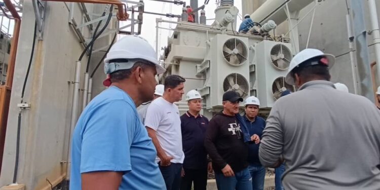 Ministro Márquez inspeccionó subestación Cuatricentenario en Zulia