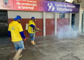 La Alcaldía de Maracaibo realizó fumigación en la Plaza para Todos