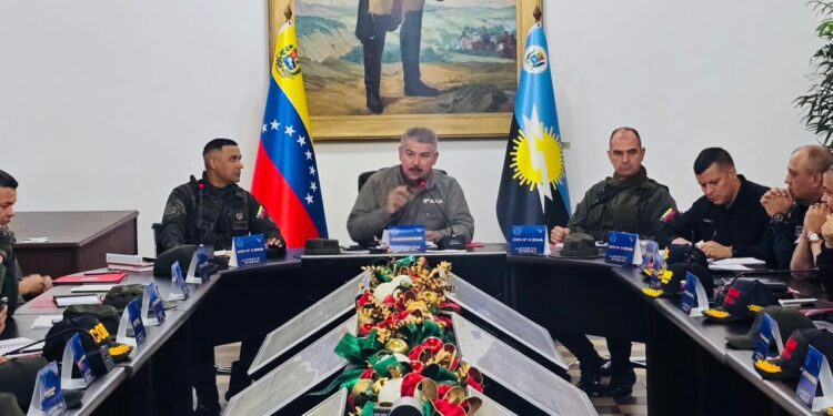 El Gobernador Caldera preside primera reunión de 2026 del Comando Unificado para garantizar la paz y estabilidad