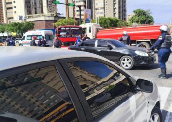 un choque se registra en Cecilio Acosta