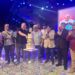 El pueblo disfrutó del concierto en el Parque Monumental Ana María Campos