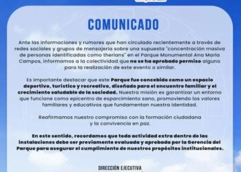 Gerencia del Parque Ana María Campos aclara que no autorizó concentración del grupo Therian
