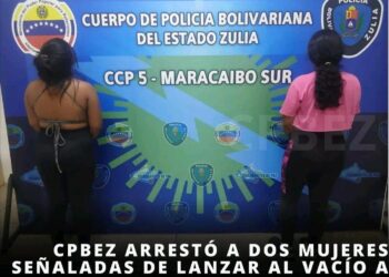 Cpbez arrestó a dos mujeres señaladas de lanzar al vacío a un ciudadano en Maracaibo