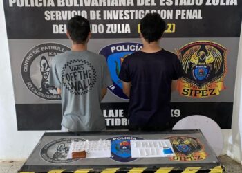 CPK-Cpbez detiene a dos sujetos con presuntas drogas en el barrio Ciudad Lossada