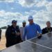 El Gobernador Luis Caldera inspecciona avances del Parque Solar Fotovoltaico en Machango