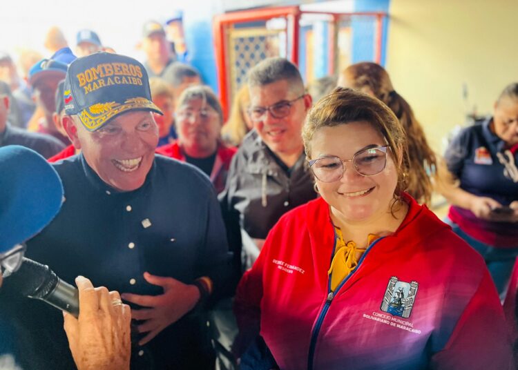 La Presidenta del Concejo Municipal acompañó al alcalde Di Martino al inicio de la recuperación del estadio Alejandro Borges