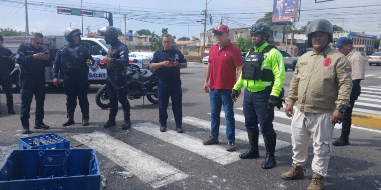 La Alcaldía de Maracaibo ejecuta inmediato cerco de seguridad y resguarda activos tras vuelco de camión